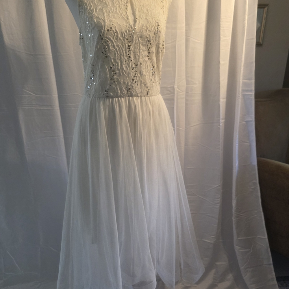 Candie's Elegant White Lace